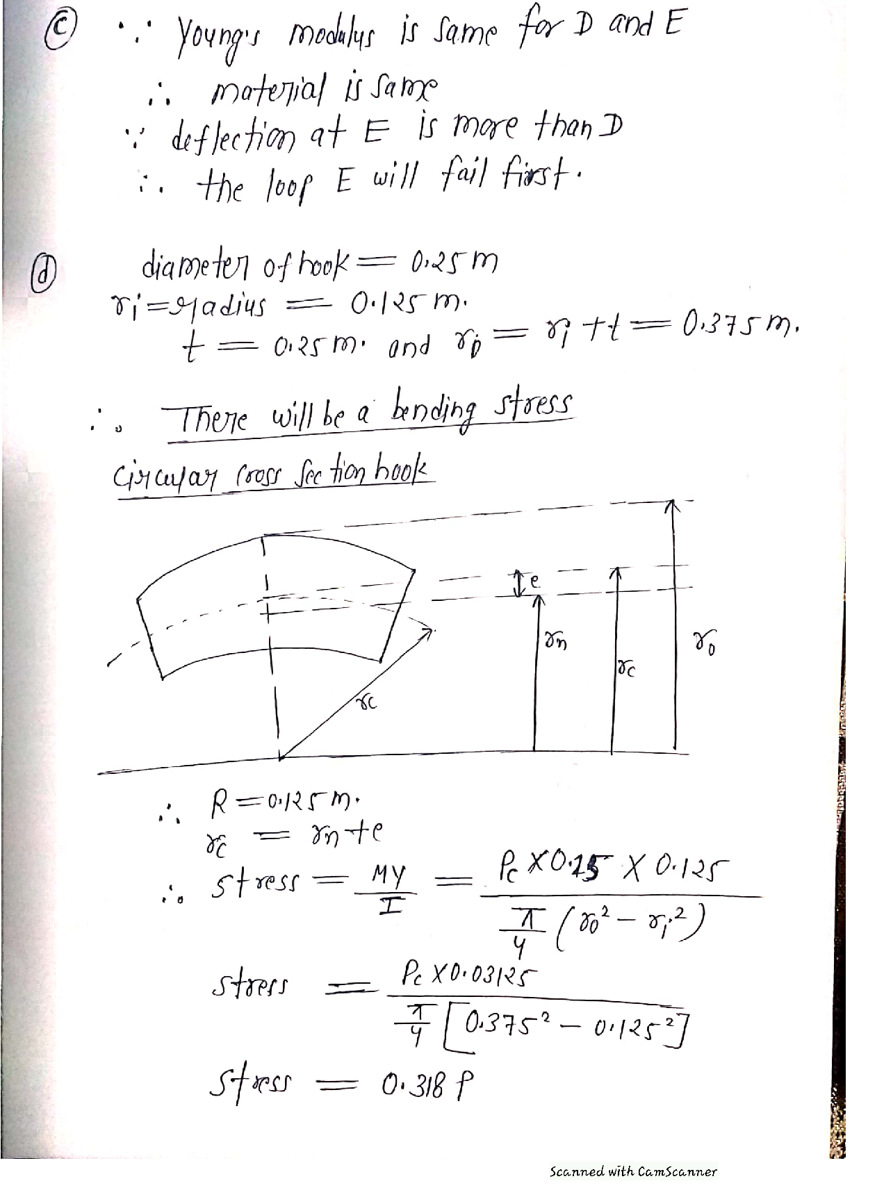 Determine strain in BD and CE.-If E and cross-sectional area are the ...